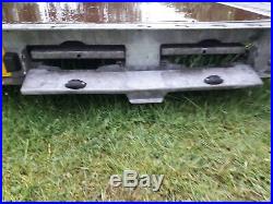 Brian JAMES Trailer car transporter TWIN wheel 3000kg alloy RAMPS CAN DELIVER