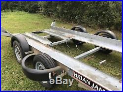Brian James 14 Transporter trailer With Tyre Rack
