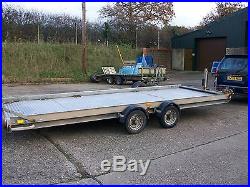 Brian James 18'' tilt bed 3500 kg car/plant transporter trailer
