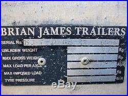 Brian James 18'' tilt bed 3500 kg car/plant transporter trailer