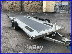 Brian James 2600 kg A Max twin axle trailer 2 axle long ramps winch