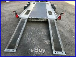 Brian James 2600 kg A Max twin axle trailer 2 axle long ramps winch