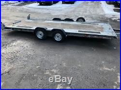 Brian James 2600kg A Max twin axle trailer 2 axle long ramps