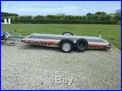 Brian James A2 Car Transporter 2.7m X 1.8m Single Axle 1500kg With Wheel Chocs