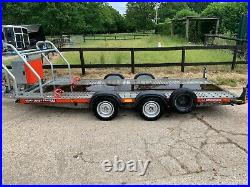 Brian James A4 2600kg race car recovery transporter trailer 4.5mx1.8m bed No VAT