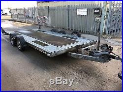 Brian James A4 Car Transporter Trailer 16ft x 6.5ft With Winch & Ramps No Vat