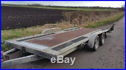 Brian James A-Max trailer, car transporter, twin axle, recovery trailer