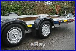 Brian James C4 Blue Car Transporter Trailer (16ft 6 x 6ft 6) Rally Recovery