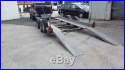 Brian James Car Trailer A series with Tyre rack