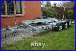 Brian James Car Transporter Trailer, 1 owner, price includes VAT, twin axle