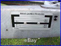 Brian James Cgt203 Tilt Bed Caged Sided Ramp Car Transporter Trailer Winch