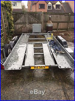 Brian James Clubman twin axle 1400KG 6ft 1 x 13ft car transporter