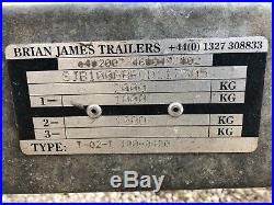 Brian James Clubman twin axle car trailer with ramps