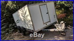 Brian James Enclosed Car Trailer, with manual Winch