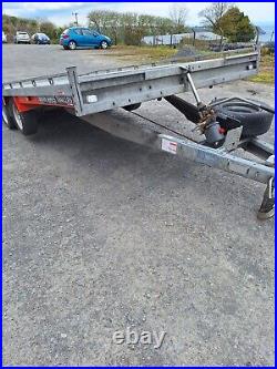 Brian James Hydraulic Tilt car transporter T4 trailer twin axle 3500kg Incs Vat