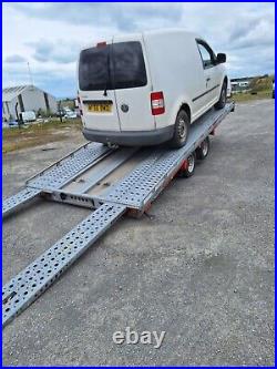 Brian James Hydraulic Tilt car transporter T4 trailer twin axle 3500kg Incs Vat