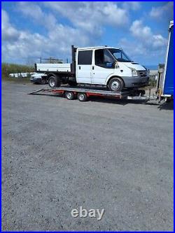 Brian James Hydraulic Tilt car transporter T4 trailer twin axle 3500kg Incs Vat