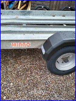 Brian James Minno Car Transporter Car Trailer with spare wheel rack