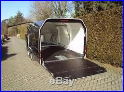 Brian James RS5 enclosed covered car trailer transporter gloss black