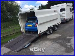 Brian James Sprint Shuttle Enclosed Trailer Car Transporter With Motor Mover