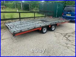 Brian James T4 3500kg Tilt bed race car recovery transporter trailer No VAT