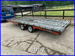 Brian James T4 3500kg Tilt bed race car recovery transporter trailer No VAT