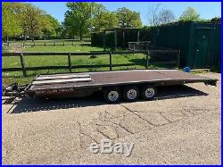 Brian James TT PDQ 5.5M 3.5 Tonne Tiltbed race car transporter recovery trailer