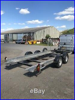 Brian James Tilt Bed Trailer with Tyre Rack and Winch