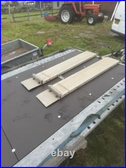 Brian James Twin Axle 3.5ton Car Trailer With Cross Over Skids