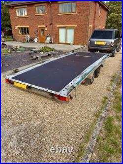 Brian James Twin Axle 3.5ton Car Trailer With Cross Over Skids