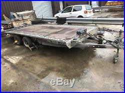 Brian James Twin Axle Tilt 3.5t Car Transporter Trailer Recovery 16ft X 6.5ft