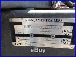 Brian James Twin Axle Tilt 3.5t Car Transporter Trailer Recovery 16ft X 6.5ft
