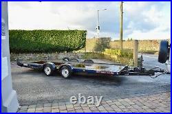 Brian James car trailer A4 transporter twin axle