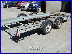 Brian James car trailer transporter galvanized twin axel low loading recovery