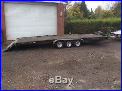 Brian James car transport trailer, tilt bed, winch, recovery, beaver tail