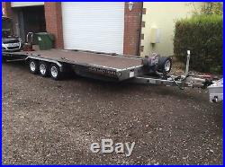 Brian James car transport trailer, tilt bed, winch, recovery, beaver tail