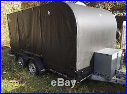 Brian James car transporter trailer. Fully Covered. Only 2 Yr Old