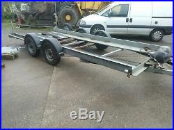 Brian James car transporter trailer with 12V electric winch