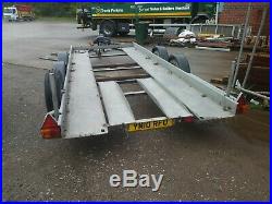 Brian James car transporter trailer with 12V electric winch