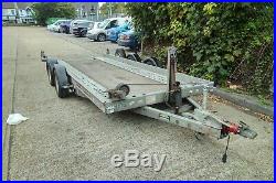 Brian James hydraulic tilt bed car transporter trailer