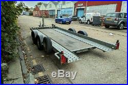 Brian James hydraulic tilt bed car transporter trailer