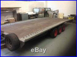 Brian James tri axle car transporter with tilt bed