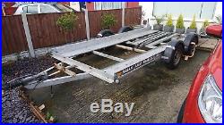 Brian James twin axle trailer 2ton capacity 16ft bed 7ft ramps
