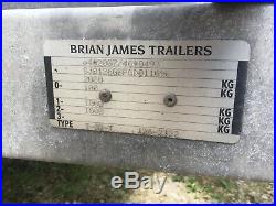 Brian james C4 Blue car transporter trailer