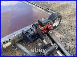 Brian james trailer TT 18ft pump and tilt tri axcel t6 ct177 12v Winch Recovery
