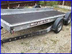Brian james twin axle tilt bed car transporter trailer 16ft