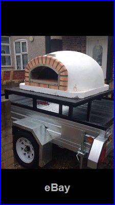 Brick outdoor pizza oven on car trailer, Real BARGAIN PRICE