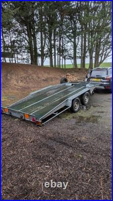 CAR TRANSPORTER TRAILER, BATESON TILT BED, for refurbishment. 16 BED