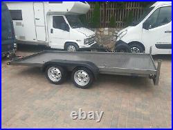 CAR TRANSPORTER TRAILER made in germany, strong, great condition