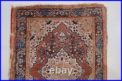 Ca. 1920 Antique Tabrizi Rug 2.8x1.11 ft